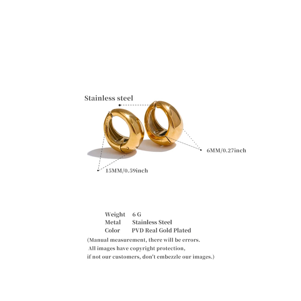 Creative Ear Clip without Piercing High Quality Waterproof Classic Fashion Daily Stainless Steel Earrings Ear Bone Jewelry