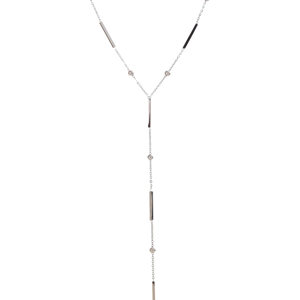 Thin Chic 316L Stainless Steel Long Chain Exquisite Necklace for Women Waterproof Daily Jewelry Bijoux Gift