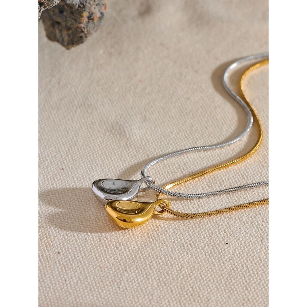 Waterproof 316l Stainless Steel Geometric Pendants for Necklace 18K Gold Plated Minimalist Fashion Unisex Jewelry Bijoux