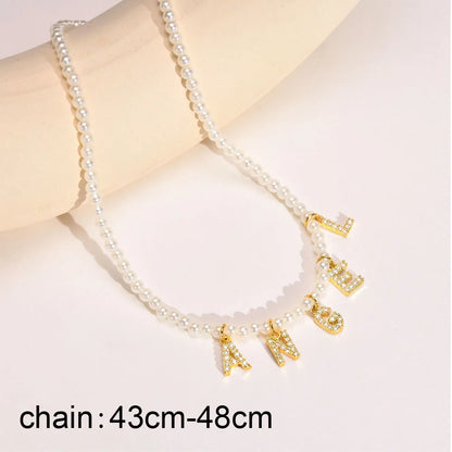 Personalized Initial Name Necklace Stainless Steel Women Alpahbet Letter Pendant ,Initial Collar Statement Charms Gift