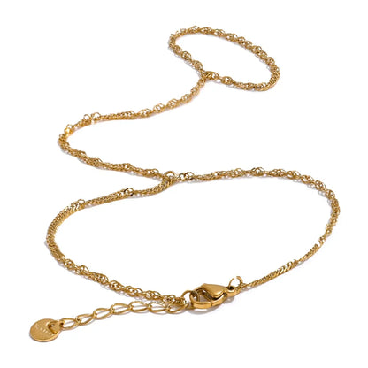 Trendy Stainless Steel Zircon Beads Back of Hand Chain Finger Bracelet Fashion Chic Sexy Jewelry Waterproof Wholesale Gift