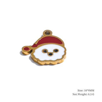 Arrival 316L Stainless Steel Christmas Gift DIY Accessories Making Necklace Bracelet Earring 18K Gold Color Plated