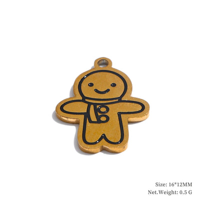 Arrival 316L Stainless Steel Christmas Gift DIY Accessories Making Necklace Bracelet Earring 18K Gold Color Plated