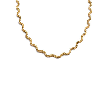 2025 Arrivals Stainless Steel New Chain Chic Quality Necklace for Women Fashion Waterproof PVD Plated Collar Jewelry Gift