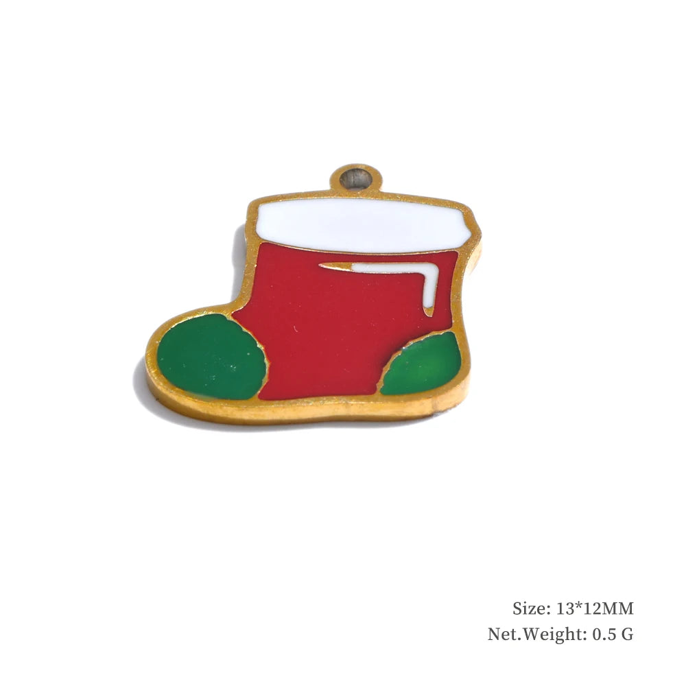 Arrival 316L Stainless Steel Christmas Gift DIY Accessories Making Necklace Bracelet Earring 18K Gold Color Plated