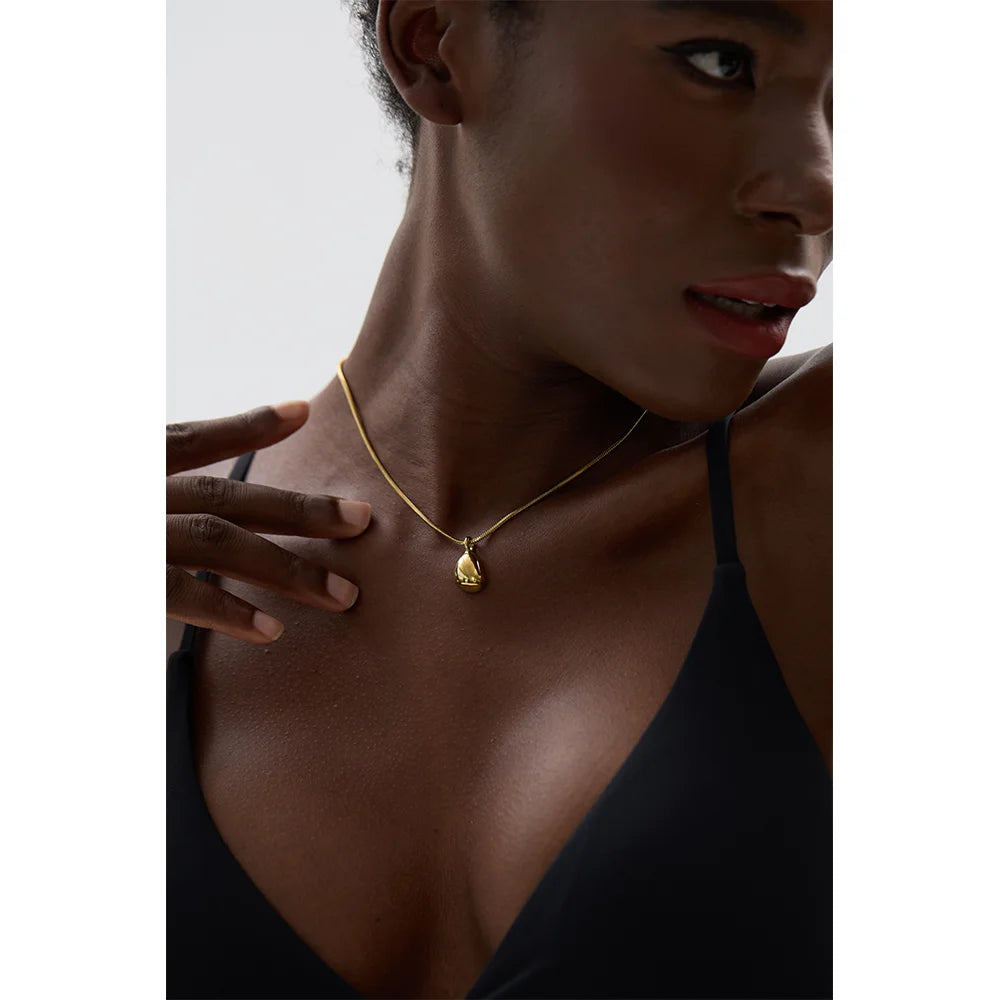 Waterproof 316l Stainless Steel Geometric Pendants for Necklace 18K Gold Plated Minimalist Fashion Unisex Jewelry Bijoux