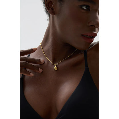 Waterproof 316l Stainless Steel Geometric Pendants for Necklace 18K Gold Plated Minimalist Fashion Unisex Jewelry Bijoux