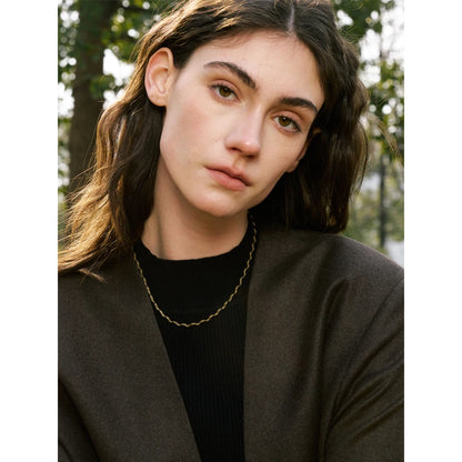 2025 Arrivals Stainless Steel New Chain Chic Quality Necklace for Women Fashion Waterproof PVD Plated Collar Jewelry Gift