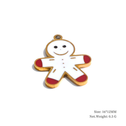 Arrival 316L Stainless Steel Christmas Gift DIY Accessories Making Necklace Bracelet Earring 18K Gold Color Plated