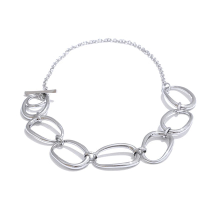 Distinctive Stainless Steel Metal Unique High Quality Handmade Polished Chain Necklace Gift 2025 Gold PVD Plated Jewelry