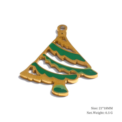 Arrival 316L Stainless Steel Christmas Gift DIY Accessories Making Necklace Bracelet Earring 18K Gold Color Plated