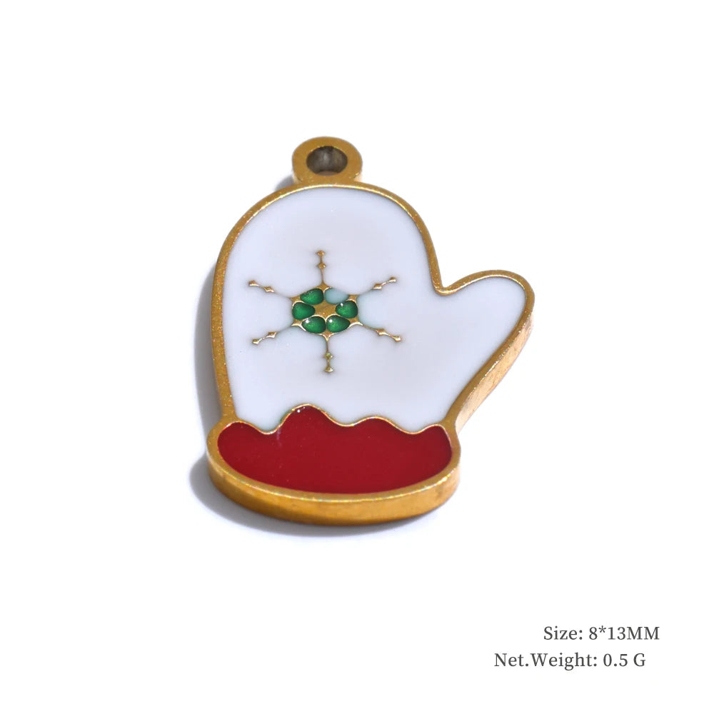 Arrival 316L Stainless Steel Christmas Gift DIY Accessories Making Necklace Bracelet Earring 18K Gold Color Plated