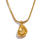 Waterproof 316l Stainless Steel Geometric Pendants for Necklace 18K Gold Plated Minimalist Fashion Unisex Jewelry Bijoux