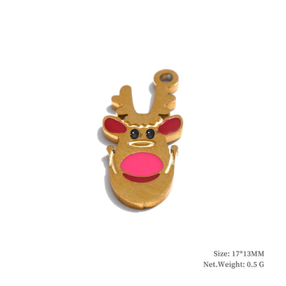 Arrival 316L Stainless Steel Christmas Gift DIY Accessories Making Necklace Bracelet Earring 18K Gold Color Plated