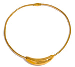 Waterproof Stainless Steel Popular Choker Light Necklace Women Statement Metal 18K Gold Plated Trendy Fashion Jewelry