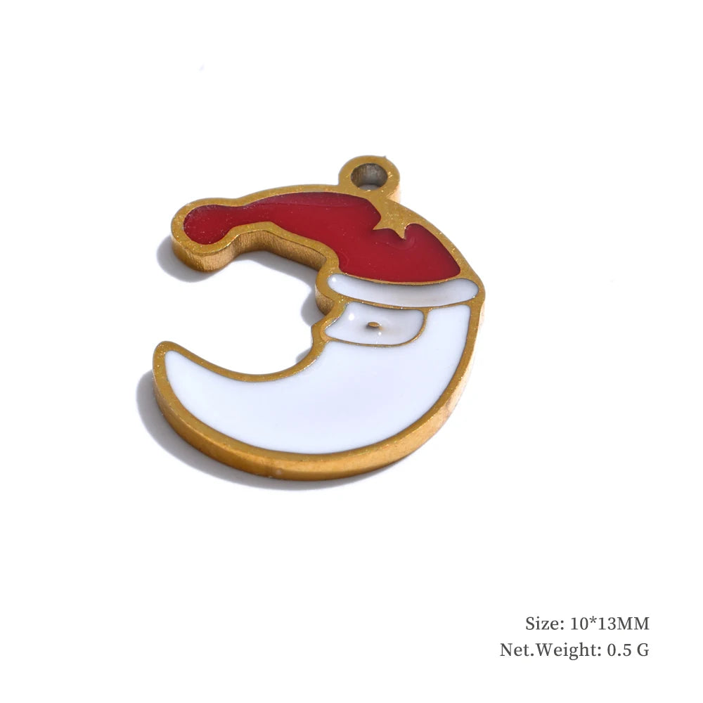 Arrival 316L Stainless Steel Christmas Gift DIY Accessories Making Necklace Bracelet Earring 18K Gold Color Plated