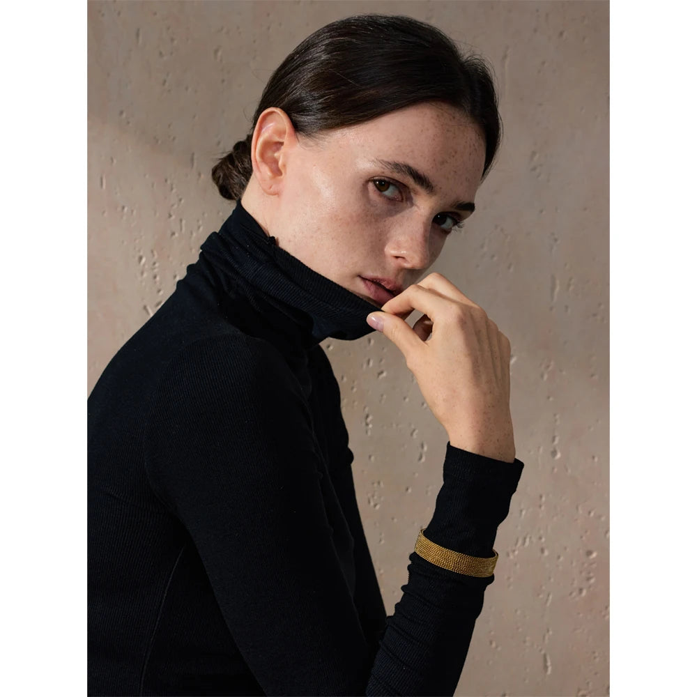 Hot Style Stainless Steel Chain Tassel Cuff  Bracelet Bangle 18K Gold Color Plated Personality Fashion Charm Jewelry