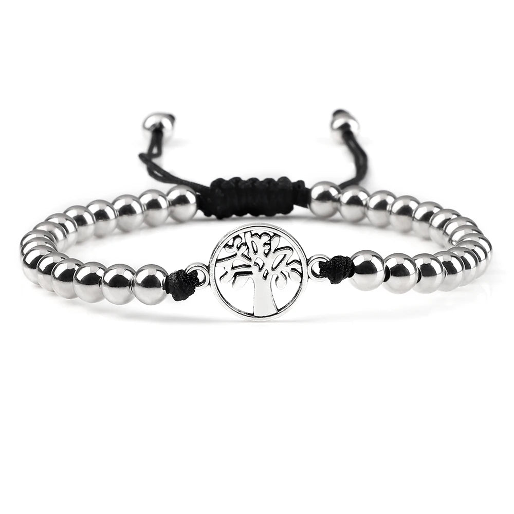 Charm Skull Head Copper Beads Bracelets Handmade Pave CZ Skeleton Crystal Adjustable Bracelet Punk Wrist Jewelry for Women Men