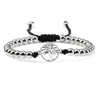 Charm Skull Head Copper Beads Bracelets Handmade Pave CZ Skeleton Crystal Adjustable Bracelet Punk Wrist Jewelry for Women Men