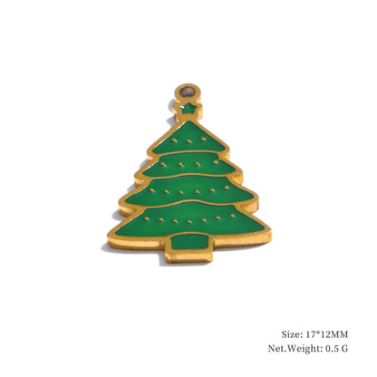 Arrival 316L Stainless Steel Christmas Gift DIY Accessories Making Necklace Bracelet Earring 18K Gold Color Plated