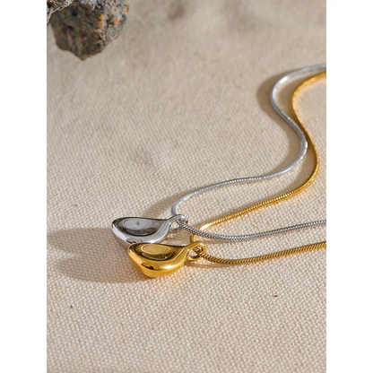 Waterproof 316l Stainless Steel Geometric Pendants for Necklace 18K Gold Plated Minimalist Fashion Unisex Jewelry Bijoux
