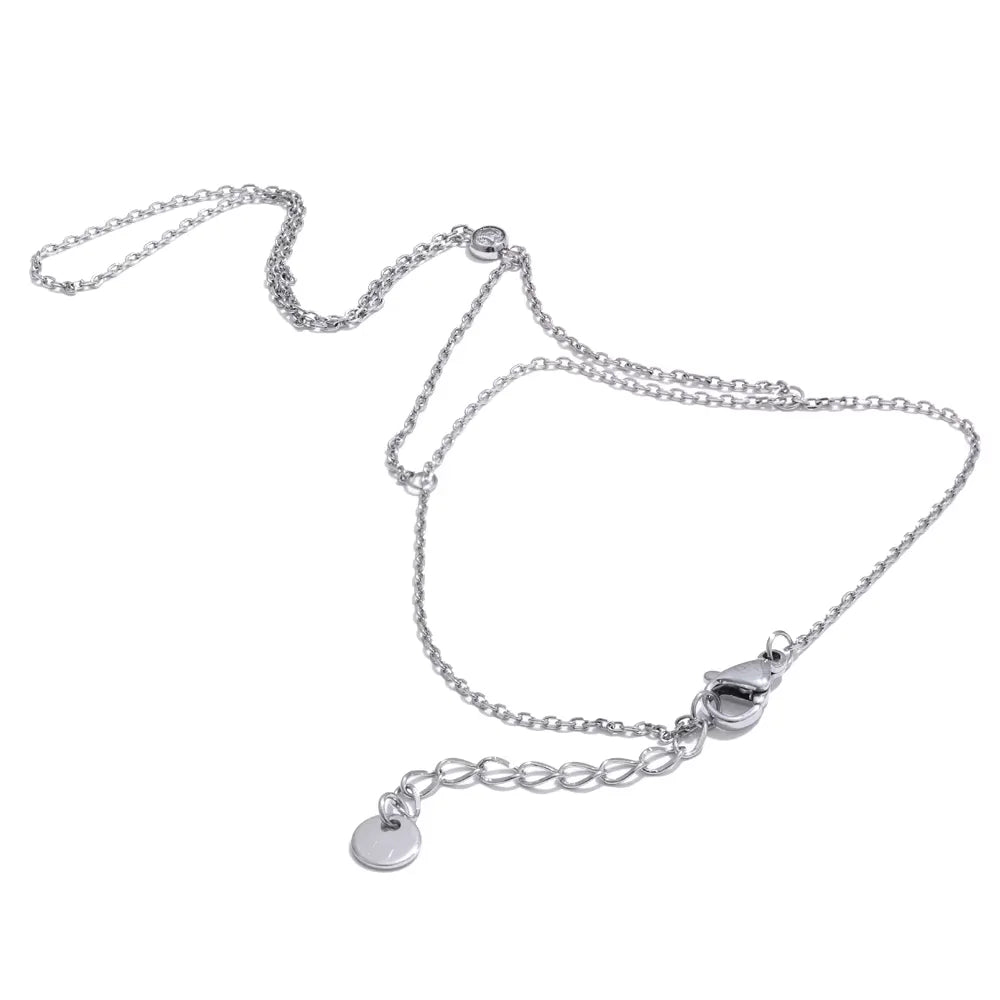 Trendy Stainless Steel Zircon Beads Back of Hand Chain Finger Bracelet Fashion Chic Sexy Jewelry Waterproof Wholesale Gift