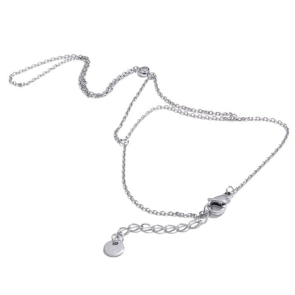 Trendy Stainless Steel Zircon Beads Back of Hand Chain Finger Bracelet Fashion Chic Sexy Jewelry Waterproof Wholesale Gift