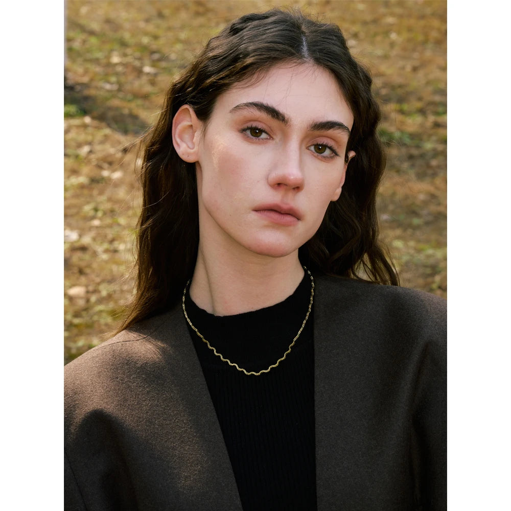 2025 Arrivals Stainless Steel New Chain Chic Quality Necklace for Women Fashion Waterproof PVD Plated Collar Jewelry Gift