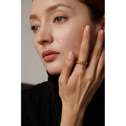 Sun Star Moon Ring Stainless Steel Jewelry Stylish Metal Celestial Women Ring joyería acero inoxidable mujer Gift New